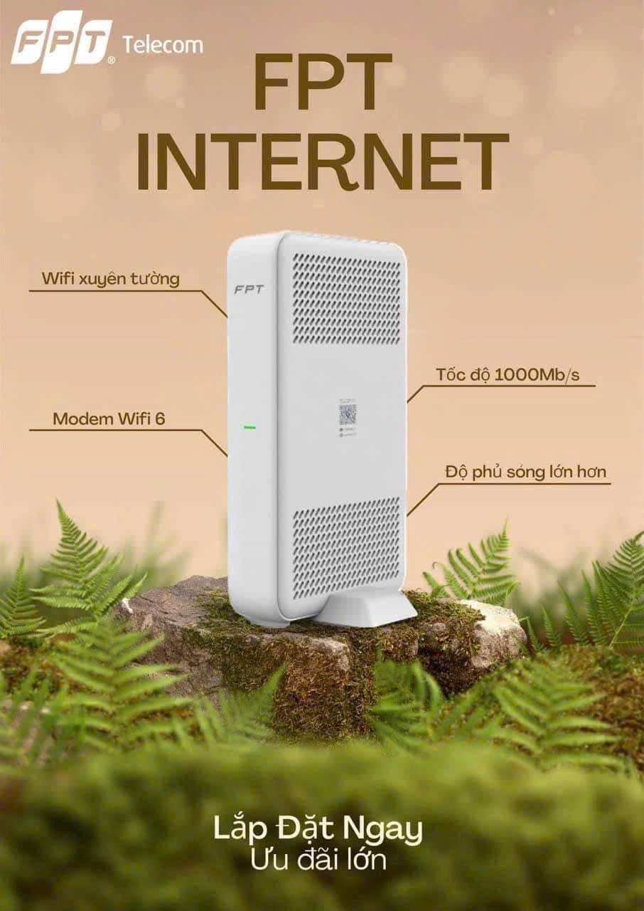 Lắp đặt wifi 6 FPT